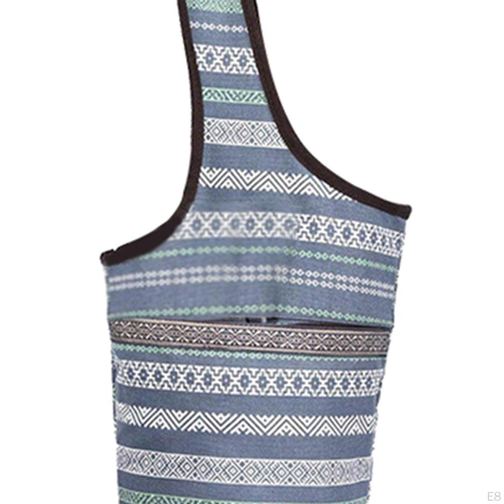 Yoga Strap Set, Heavy Duty Shoulder/- Mat Carry Bag with Large Size Outside and Zipper