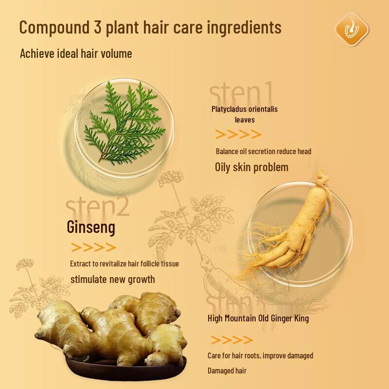 Three Hair Magicians Anti-Hair Loss Essence Shampoo