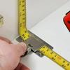 1PCS Stainless Steel Measuring Tape Clamp Tape Measure Curling Clamp Woodworking Ruler Fixing Clamp Measuring Tool