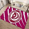 Portsmouth FC Logo Teppich Design Rutschfester Teppich geeignet für Wohnzimmer- und Schlafzimmer-Sofas.