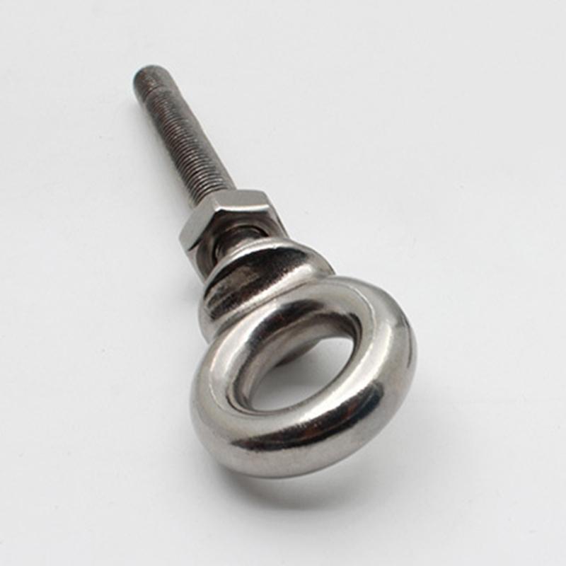 Heavy Duty Steel Eye Bolt Set Multipurpose Eye Bolts Lifting Eye Bolts Robusts Eye Bolts Simple Install for Lifting