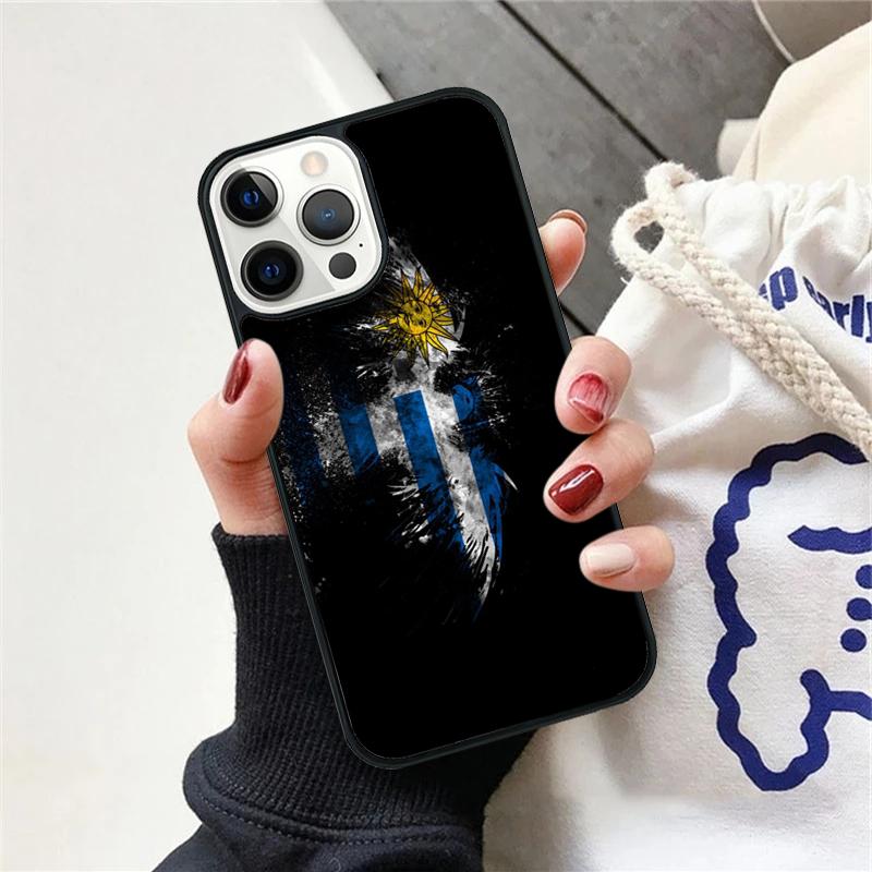 Uruguay National Flag Phone Case For iPhone 17 Air 15 16 Cover  11 13 14 Pro Max 12 Plus Max Fundas