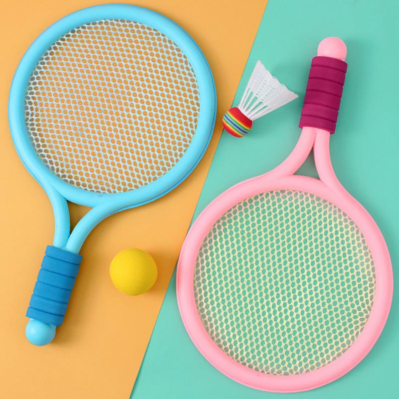 Children's Badminton Racket Set for Ages 3-12 – Toy for Kindergarten Sports & Two-Person Play