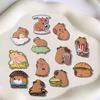 Capybara-Themed Cartoon Brooch Set - Cute and Creative Badge Collection