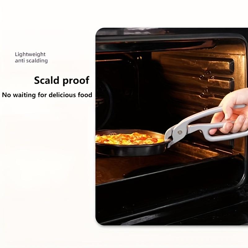 1 pezzo Clip per Teglia da Pizza in Alluminio, Clip per Piastra di Ferro Resistente alle Alte Temperature, Utensile da Cucina Anti Scottatura, Accessorio Portapentole Durevole