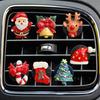 Cute Cartoon Car Air Vent Perfume Holder Christmas Decorative Accessories For Car Interior