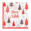 20PCS/Set Christmas Theme Christmas Party Supplies Disposable Tissues Restaurant Decorations Napkins Safe Christmas