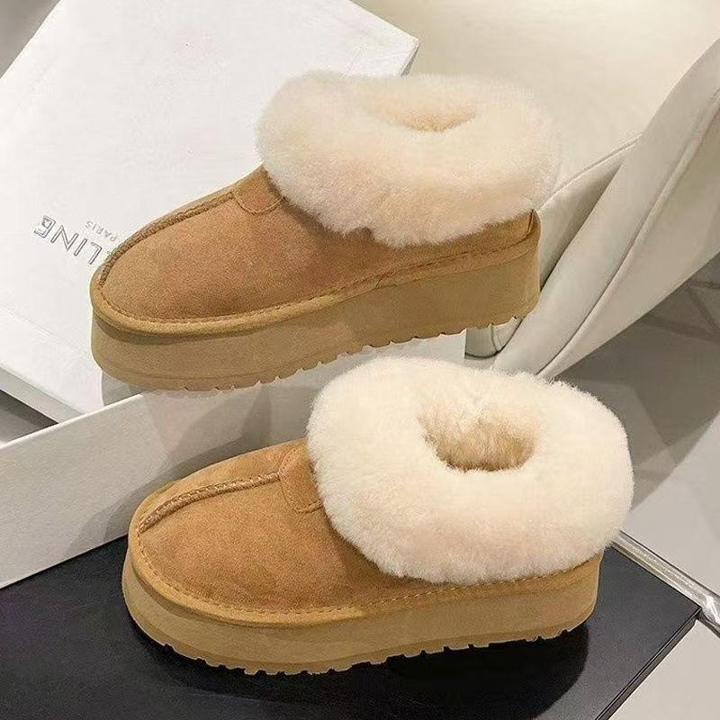 Winter cotton shoes non-slip soft-soled snow boots women's fashion thick-soled casual soft-soled warm short boots