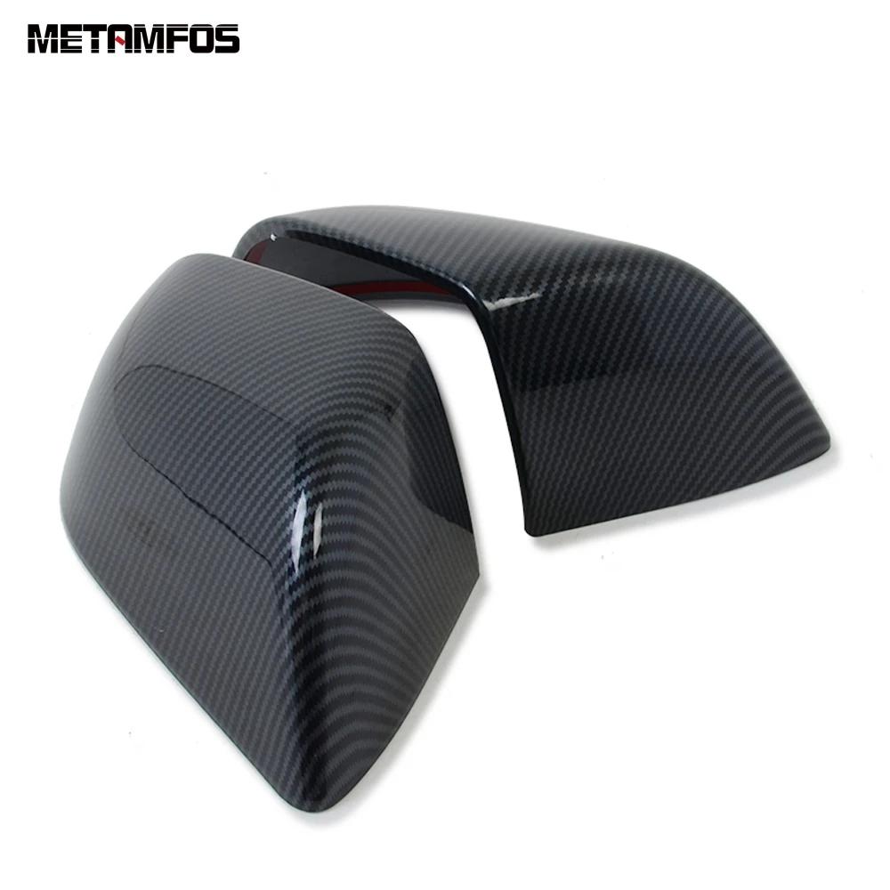 For Tesla Model 3 2017- Carbon Fiber Rearview Side View Mirror Cover Trim Protection Cap Accessories Car Styling