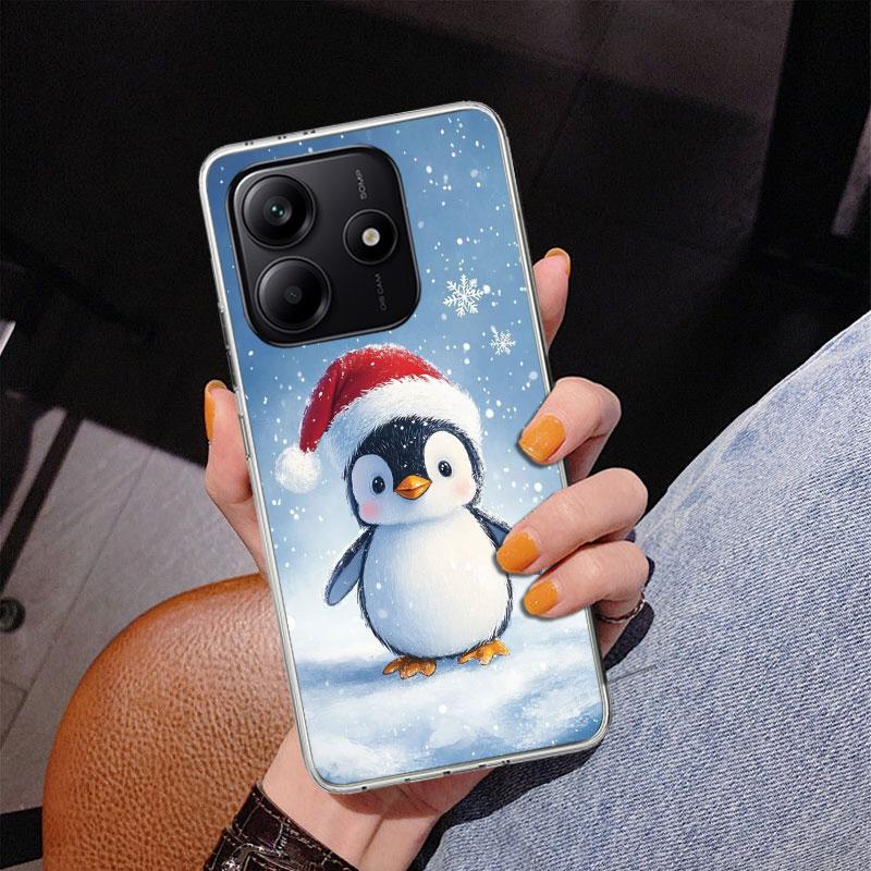Weihnachten Pinguin Handyhülle für Handyhülle für Xiaomi Redmi Note 15 14 14S 13 Pro Plus 12 12S 11S 11E 10S 10 11T 5G Einzigartige Hülle