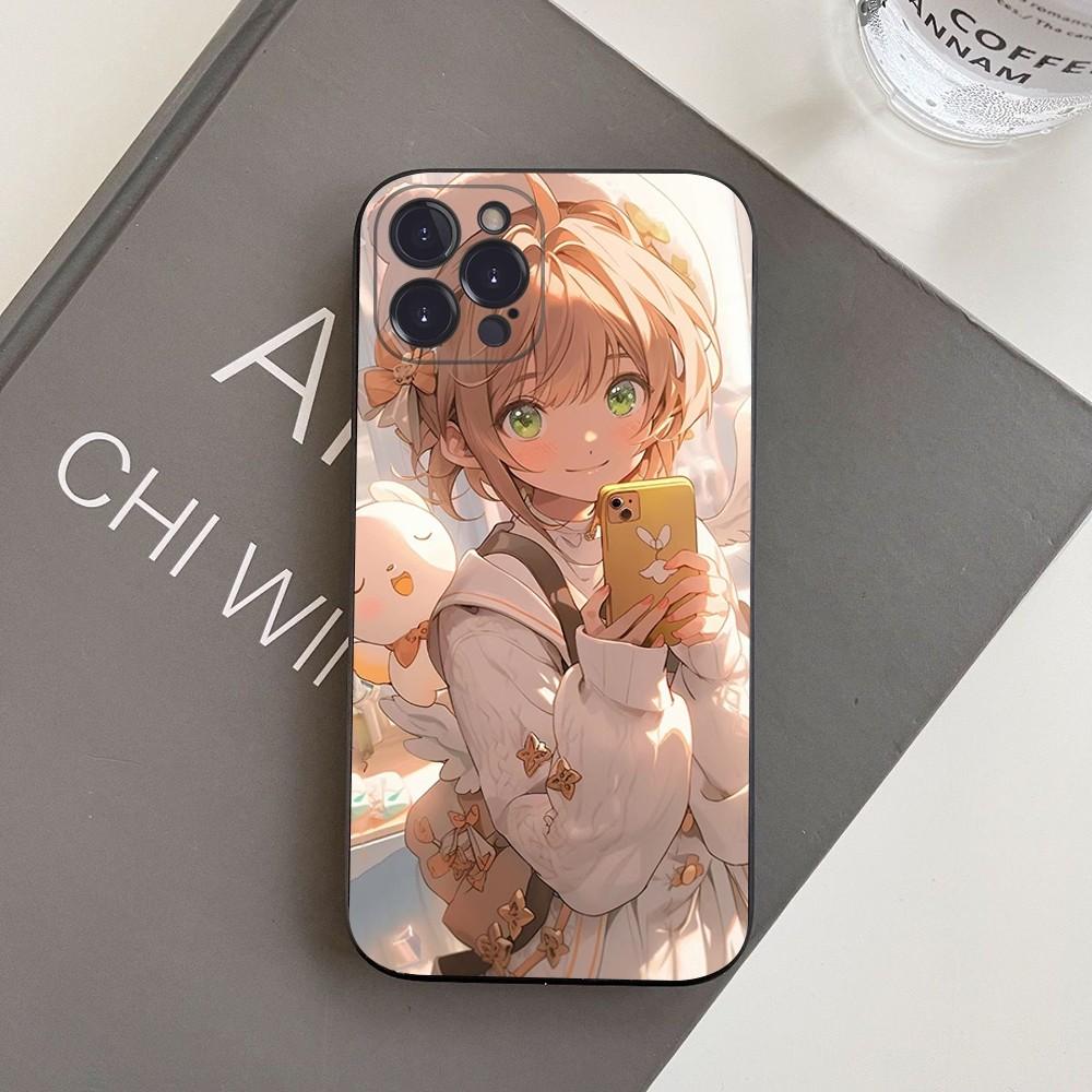 

Чехол для телефона аниме CardCaptor Sakura для iPhone 15 14 11 12 13 Mini Pro XS Max Чехол 6 7 8 Plus X XR SE 2020 Funda Shell iPhone 7 or 8