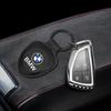 WKRA1 Car interior Logo Shield type Keychain Modeling Leather Key Ring For BMW M E90 E91 E92 E46 E60 E90 X1 X3 X5 E70 X5 1686