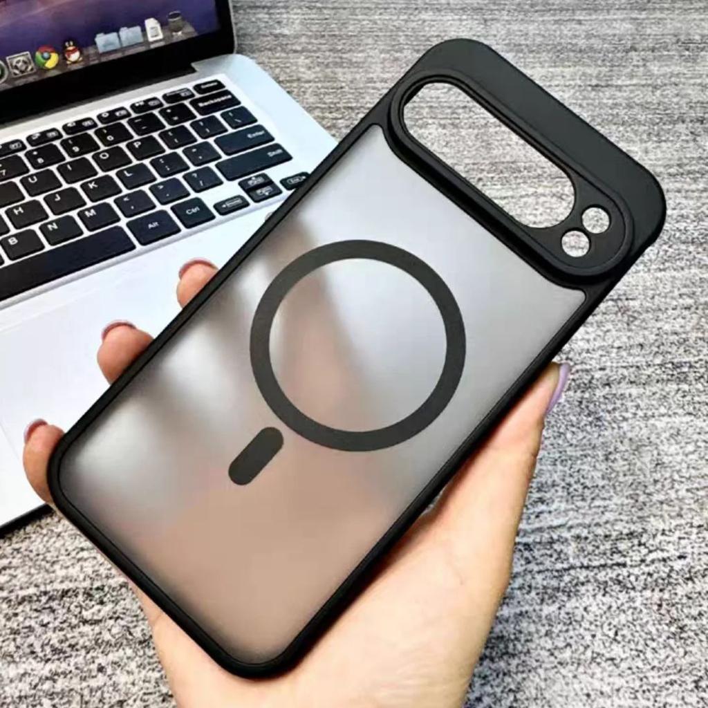 Matte Translucent For Magsafe Magnetic Case For Google Pixel 10 9 ProXL 8 7 6 Pro 9A 8A 7A 6A Wireless Charge Shockproof Cover