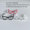 Handmade 1/6 Doll Plastic Glasses Fashion High Stretch Jumpsuit for 1/3 BJD 30/60cm Dolls