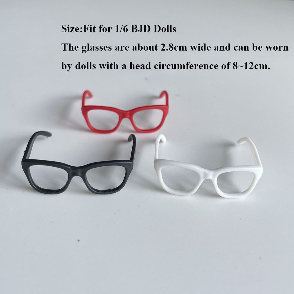 Handmade 1/6 Doll Plastic Glasses Fashion High Stretch Jumpsuit for 1/3 BJD 30/60cm Dolls