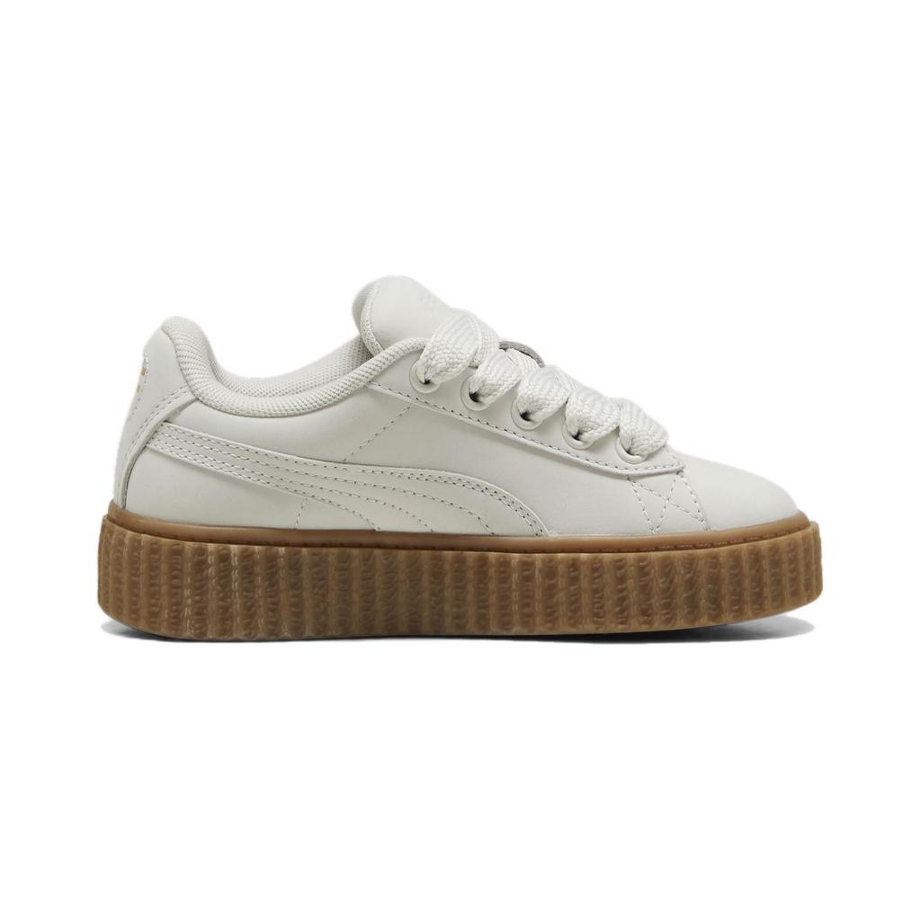 Fenty X Puma Creeper Phatty Little Kid Earth Tone Pack - Warm White Kids Sneakers Cream Gold Gum 399867-03