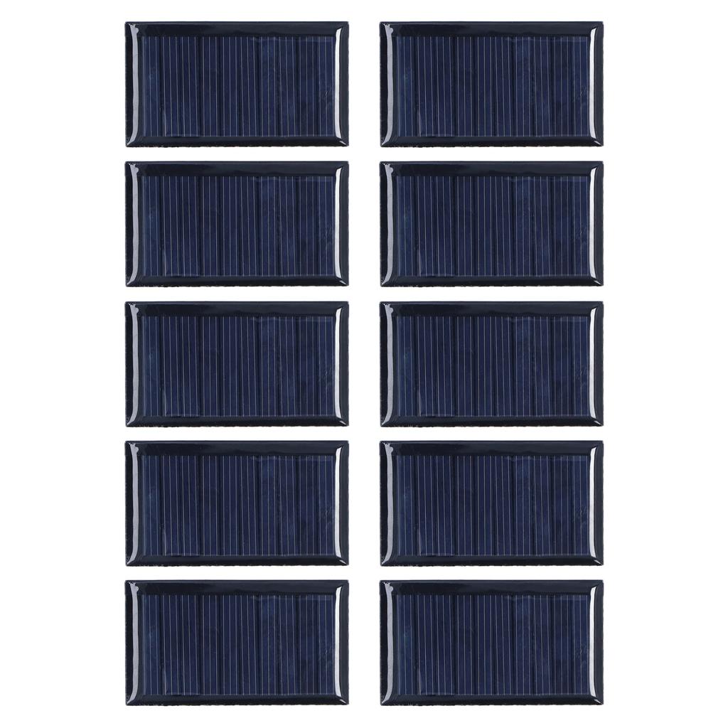 10pcs Small Solar Cell Weather Resistant DIY Solar Panel Module for Science Projects Toy Light