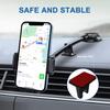 ML201 Gooseneck Car Phone Holder Suction Cup Windshield Phone Mount with Flexibile Long Arm