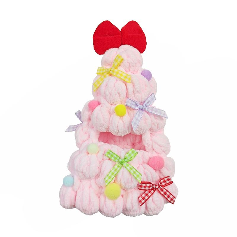 

New Gear Shift Mini Christmas Tree Cover Shift Cover Gear Handle Decoration Fits Manual Universal Car Shift Lever Interior Decor рожевий