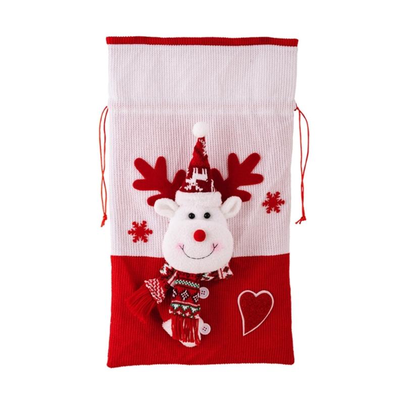 

Festival Santa Christmas Gifts Sacks Sturdy Knitting Materials Fashion Accessory Decoration for Holiday Gifting