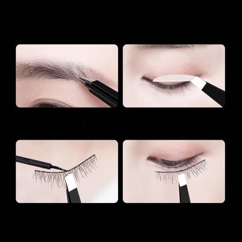 1Pcs Black Eyebrow Clipper, Eyebrow Trimming and Hair Removal, False Eyelash Clipper, Beard Removal Forceps, Beauty Tool