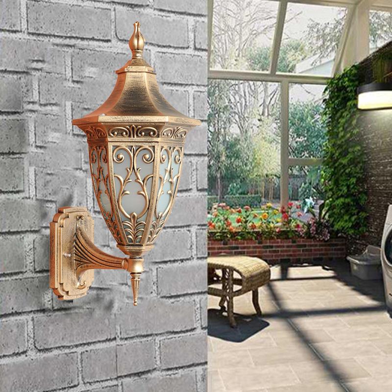 Outdoor Wall Lamp European StyleWaterproof Courtyard Lamp Home Villa Entrance Wall Balcony Landscape Lamp