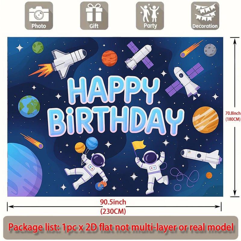 Party Backdrop Space Flat Adventure Events Wedding Coming Ceremony Four Seasons Event Backdrop Decoration Front Door Decor