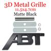 Car Front Grliie Badges 3D Metal ABT Emblem Body Trunk Decor Stickers Accessories For S Sline Quattro S6 S7 S8 A4 TTRS A6L RS