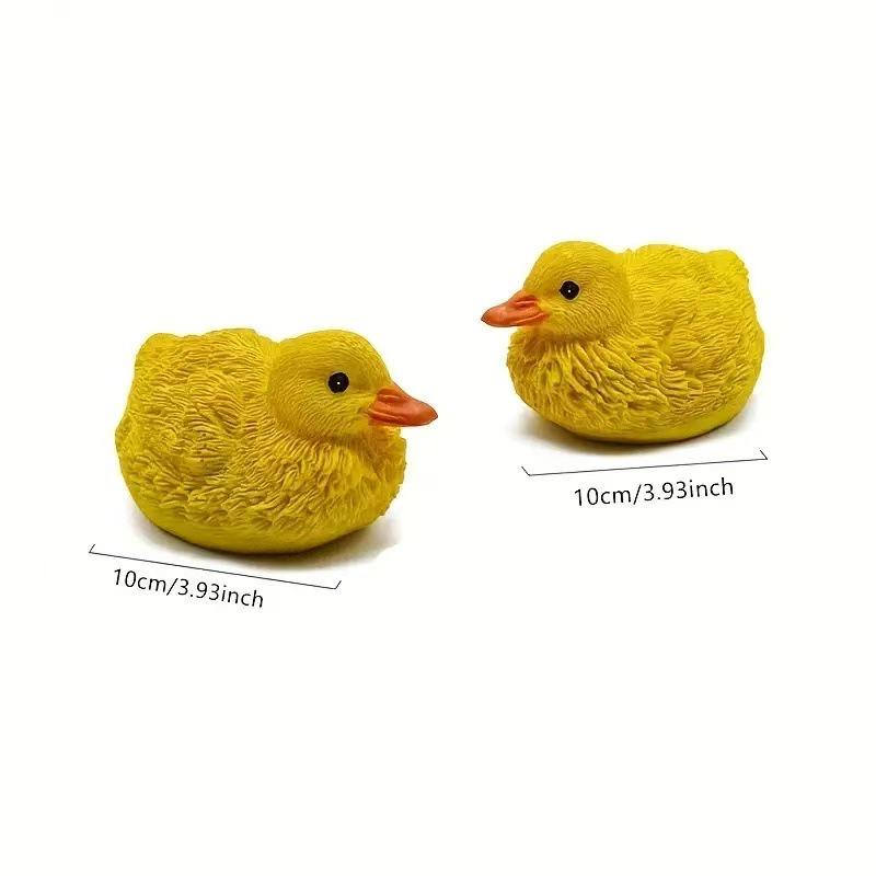 Cute Floating Yellow Duck Ornament for Fish Tanks, Pools, and Ponds