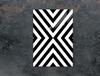 GLASS CUTTING BOARD 35x52 Stripes