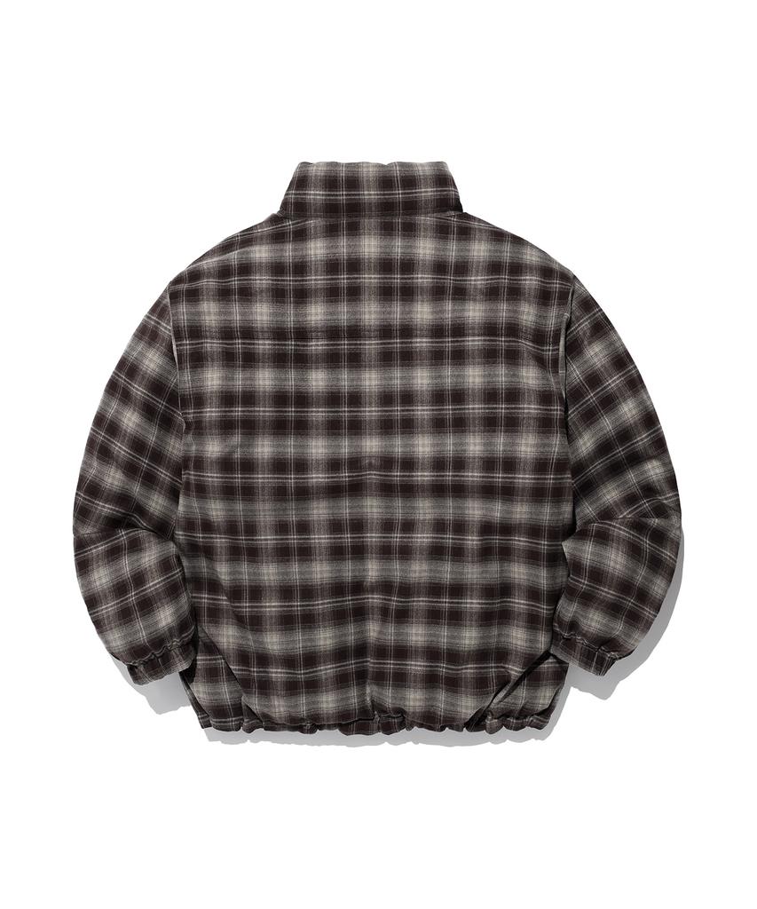 Istkunst Flannel Reversible Puffer Jacket_Brown(Ik2Ewmb900A)