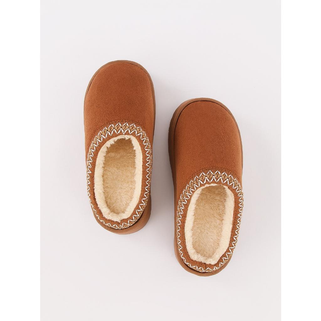 Snow Boots, Women's Winter Baotou Slippers, Sponge Cake Thick Soled Warm Cotton Shoes for Women