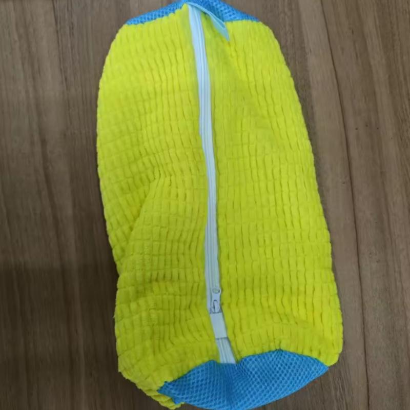1/2pcs, Washable Shoe Washing & Drying Bag with Soft Fiber - Durable Polyester Laundry Protector for Shoes Laundry Organizer