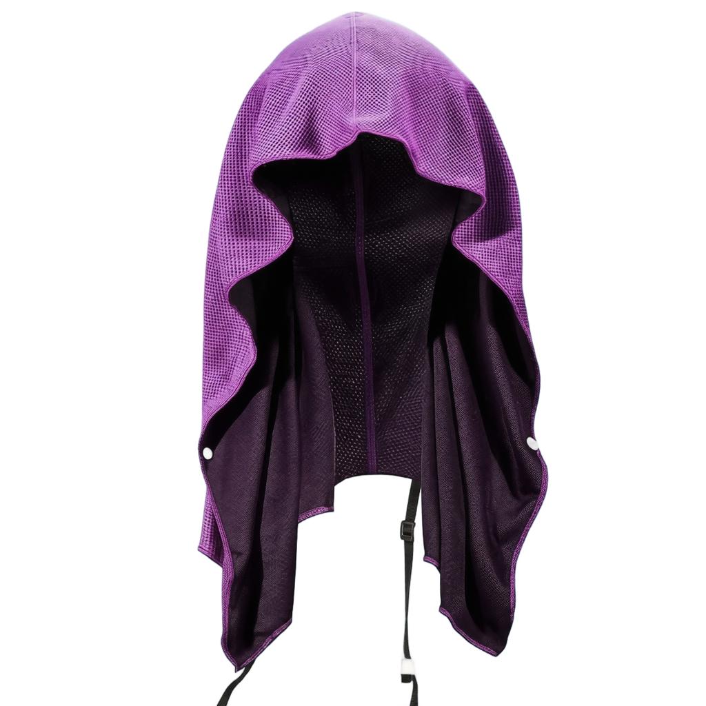 U-Shaped Cooling Hooded Towel Lightweight Quick-Dry Fabric Breathable Design for Outdoor Sports and Travel Use