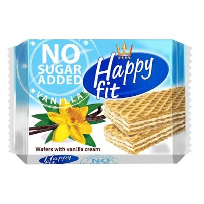 Happy Fit Pro Sugar-Free Vanilla Wafers, 95g