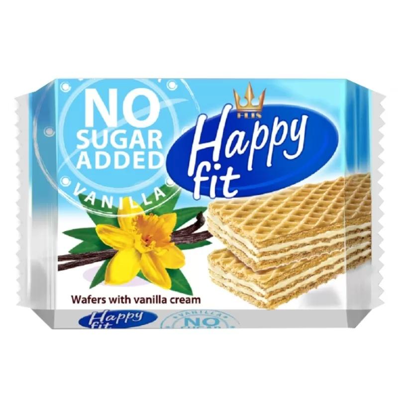 Happy FIT PRO sugar-free vanilla wafers, 95g