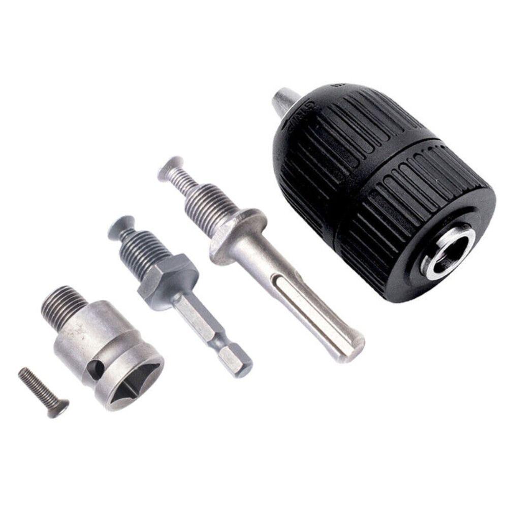 

Пластиковый сверлильный патрон 1/2 дюйма, черный адаптер для сверлильного патрона без ключа, детали электроинструмента 2-13 мм сверлильный патрон