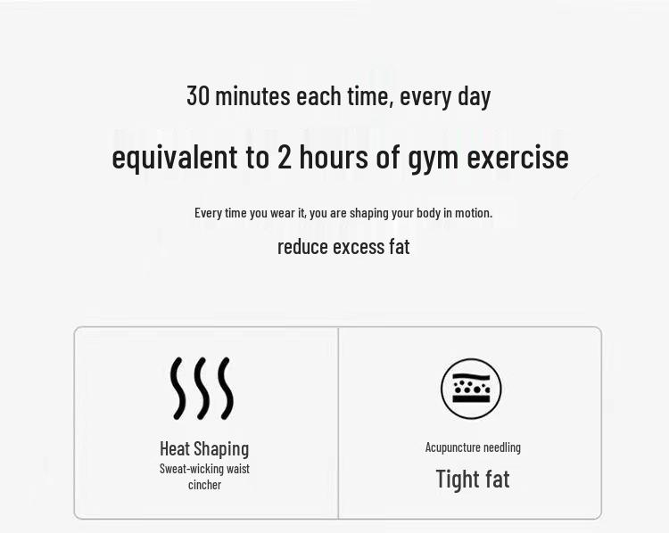 Slimming Belt & Abdominal Shaper: Fat Burning & Moisture Removal Beauty Instrument