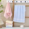Pure Cotton Towel Household Plain Color Hand Towel Absorbent Adult Face Towel
