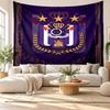 Anderlecht FC Wall Tapestry, Soft Fabric Wall Hanging, Decorative Backdrop For Bedroom Home Wall Art