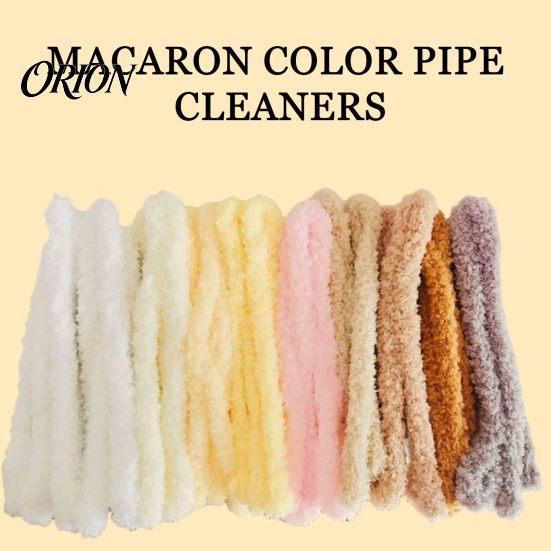 DIY Projects Pipe Cleaners 2Pcs Coral Fleece Cleaner, Fluffy Plush Chenille Stem, Easy To Craft Wires Shape Twist Stick for Animal Flower Art Crafts