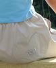 RONRON Back Heart Stitch Pocket Banding Pants Light Gray