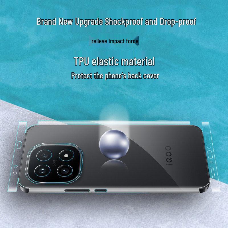 iQOO 15 Ultra/13/12 Pro Back Film: Scratch-Resistant, HD Transparent, Ultra-Thin Frosted