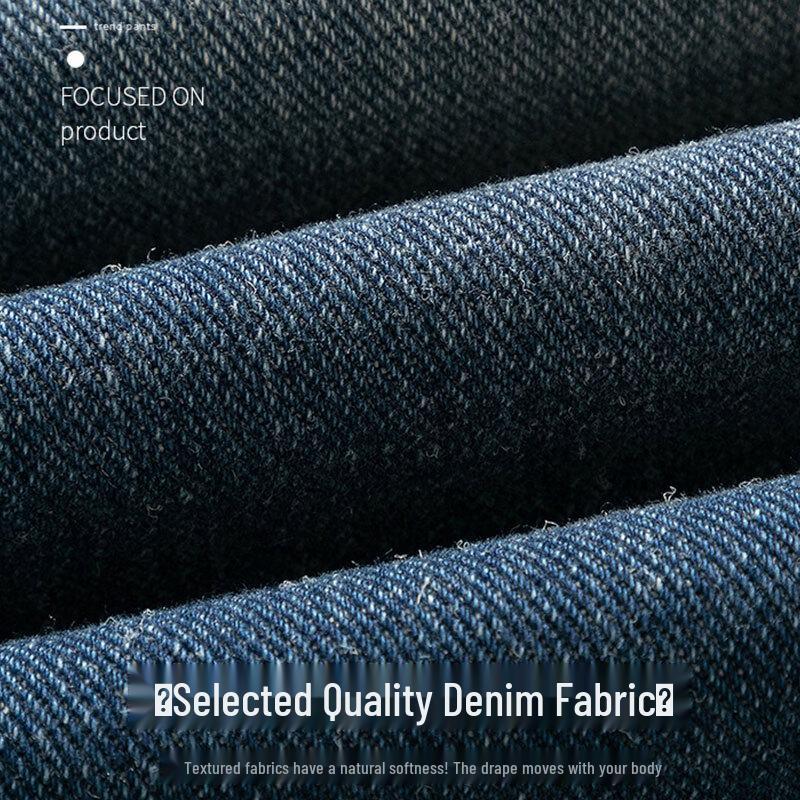 Romon Men's Casual Wide-Leg Denim Jeans