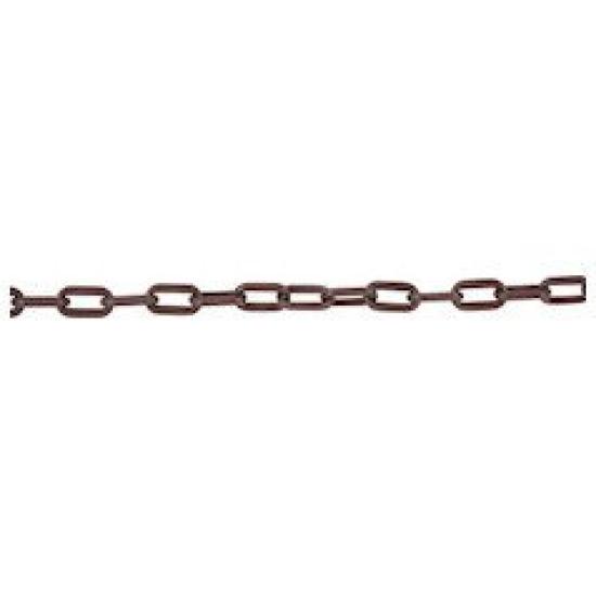 TRUSCO Plastic 6mm x TPCB66BR Chain, Brown, 6m,