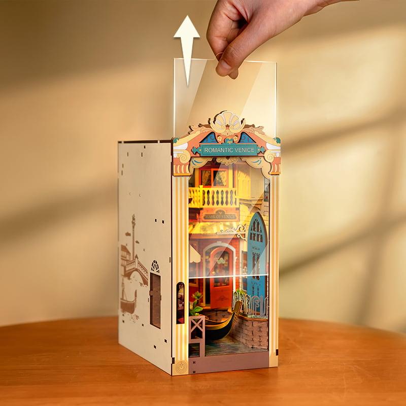 ROBOTIME Rolife 3D puzzle Romantic Venice DIY Book Nook Kit TGB08