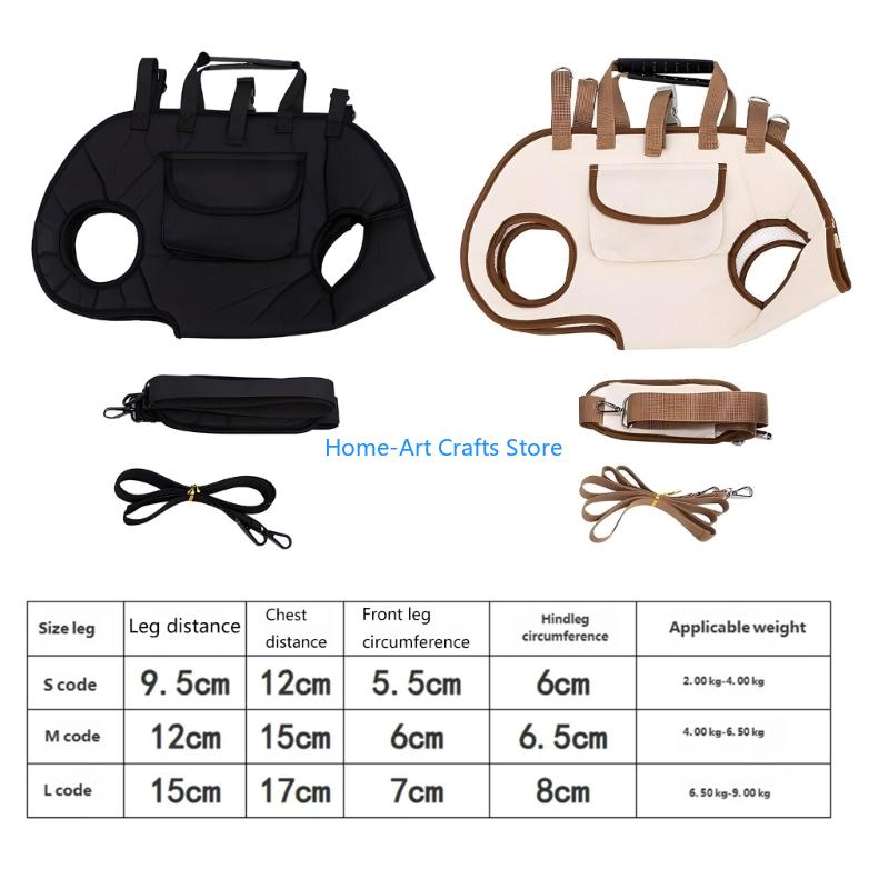 Y3NA Pet Bag Carriers Handbag Pet Bag Go-out Bag Travel for Puppies Outdoor Travel Portable Soft Legs-Out Bag