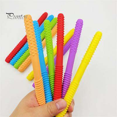 Kaubarer Atemstab mit ätherischen Ölen, lebensmittelecht, BPA-frei, leicht zu reinigen, kompakt, tragbar, für Babyschnuller, Kau-Atemstab