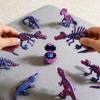 Realistic Articulated Dinosaur Toys - 3D Printed Movable Joint Animal Models, Cool Office Desk Decor for Kids Room Display