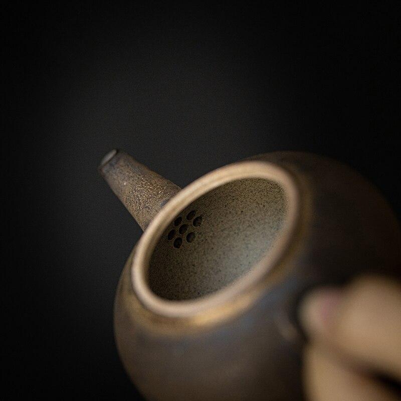 135ml Japanese Style Ceramic Teapot Vintage Gilt Gongfu Tea Set